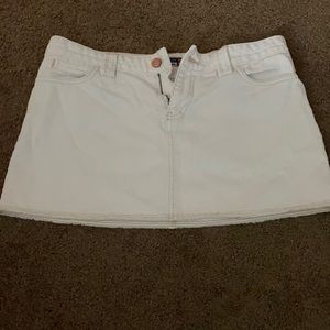 Old Navy White Denim skirt